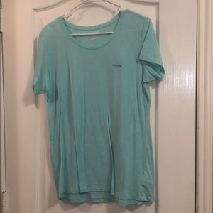 Light teal Columbia top